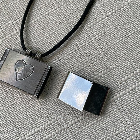 Necklace Locket Silver Tone Keeper Pendant Taweez Fashion Jewelry - Picture 4 of 9